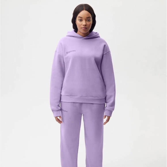 Pangaia Womens 365 Heavyweight Hoodie Purple Sweatshirts Hoodies
